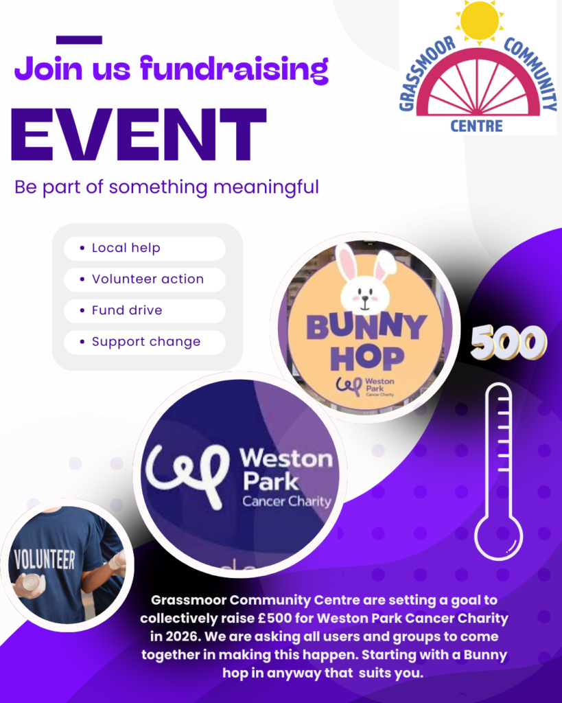 Purple and White Modern Fundraising Event Instagram Post